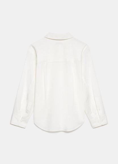 White Oversized Tailored Shirt