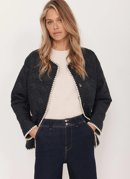 Khaki Reversible Quilted Jacket