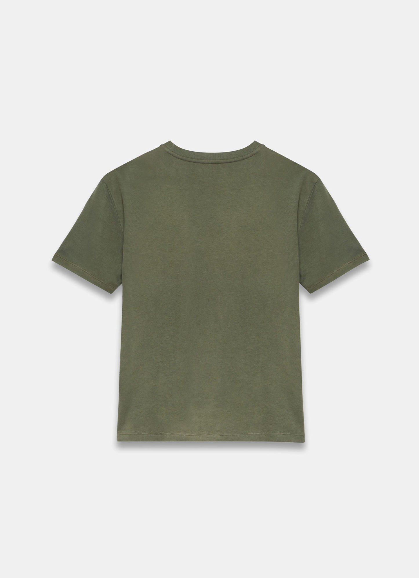 Khaki Graphic Slogan T-Shirt