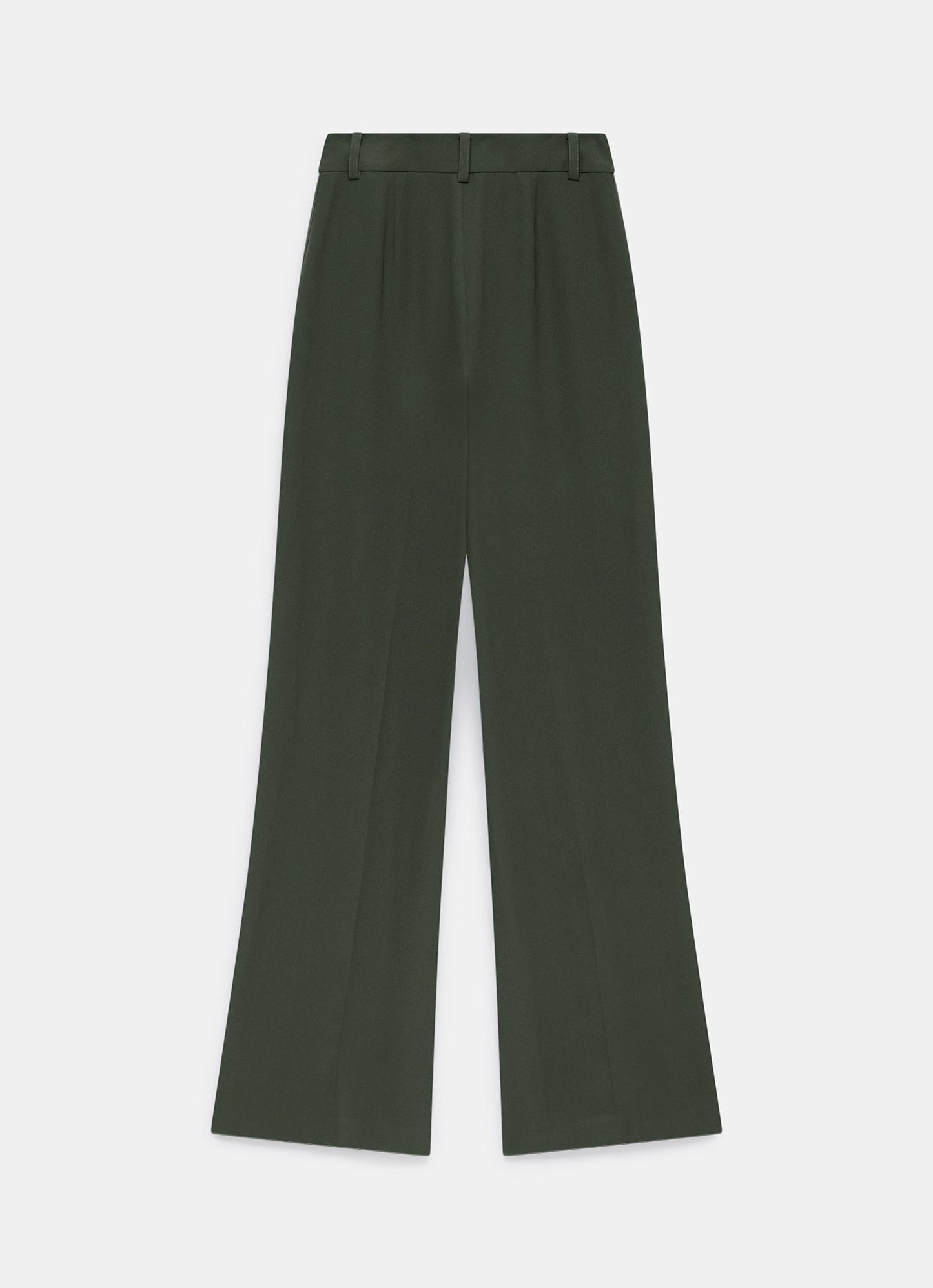 Green Tailored Wide Trousers