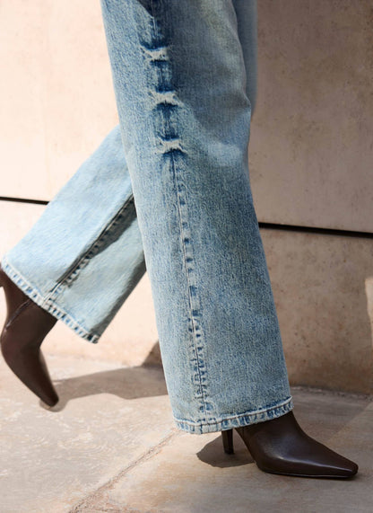 Leila Brown Leather Ankle Boots