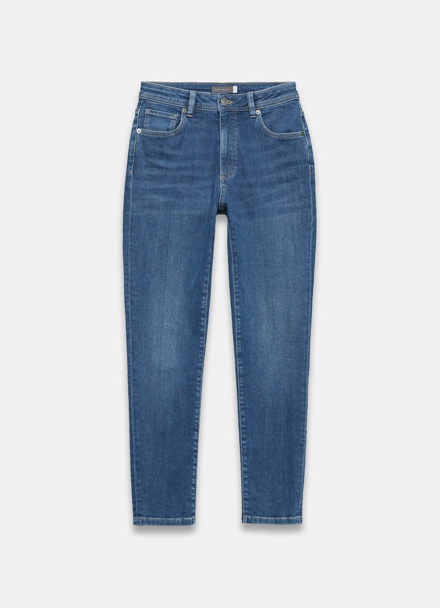 Mid Indigo Sculpting Skinny Jeans