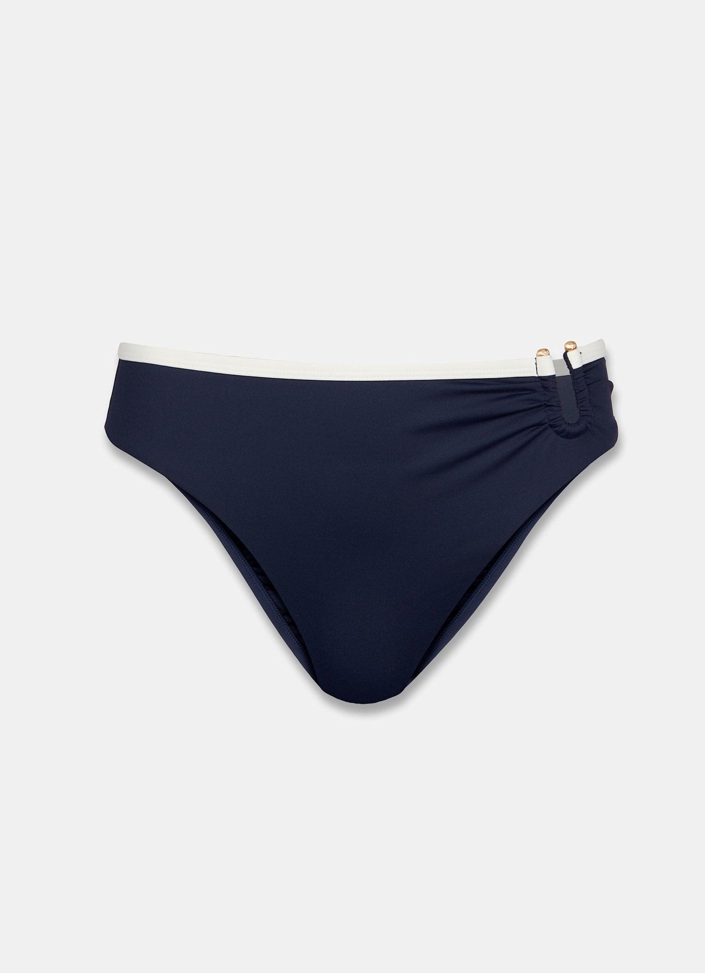Navy Tipped Bikini Bottoms