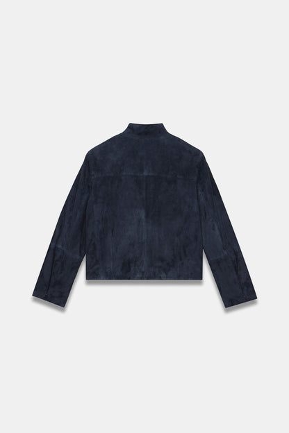 Navy Suede Jacket