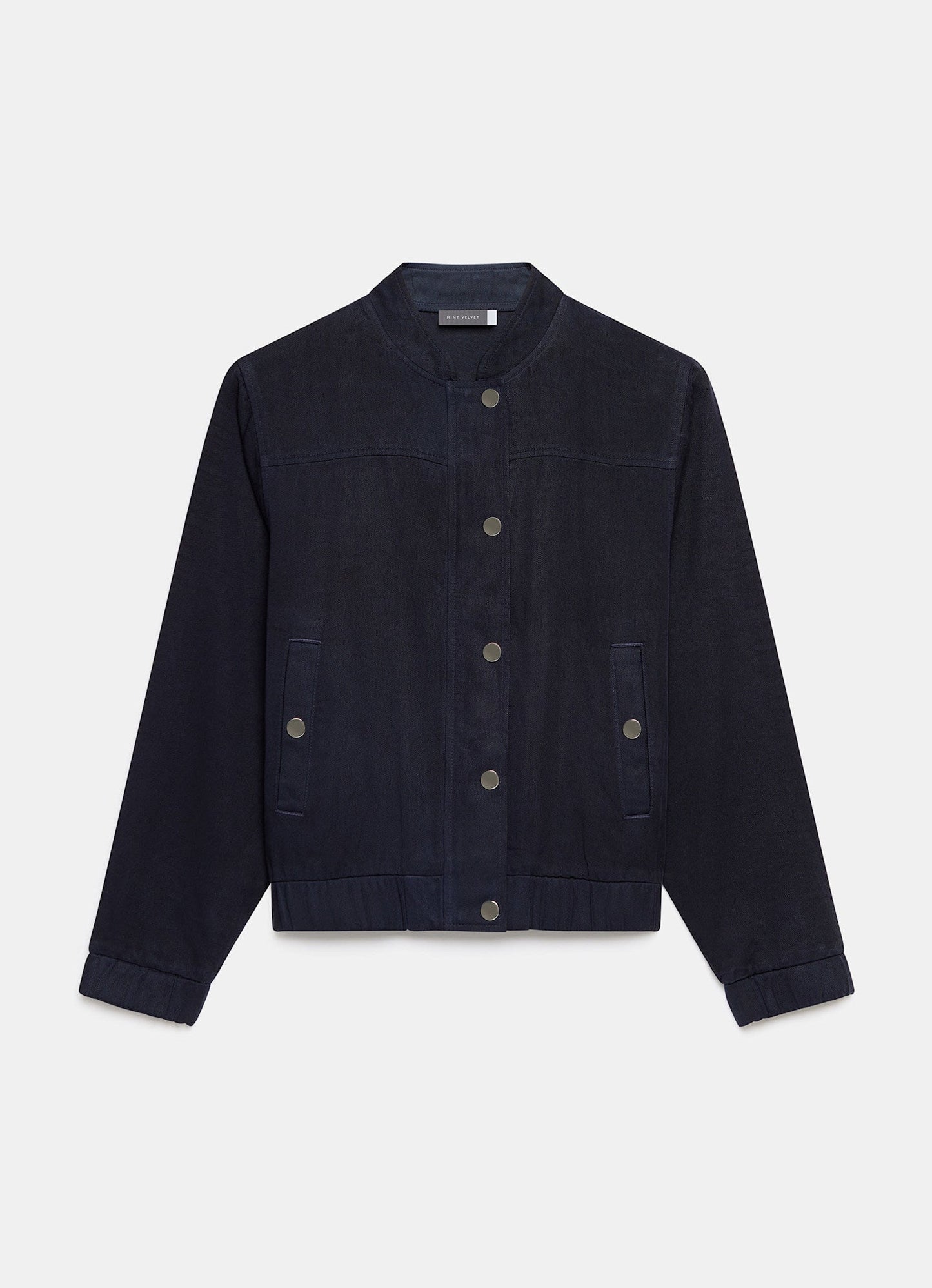 Navy Washed Bomber Jacket