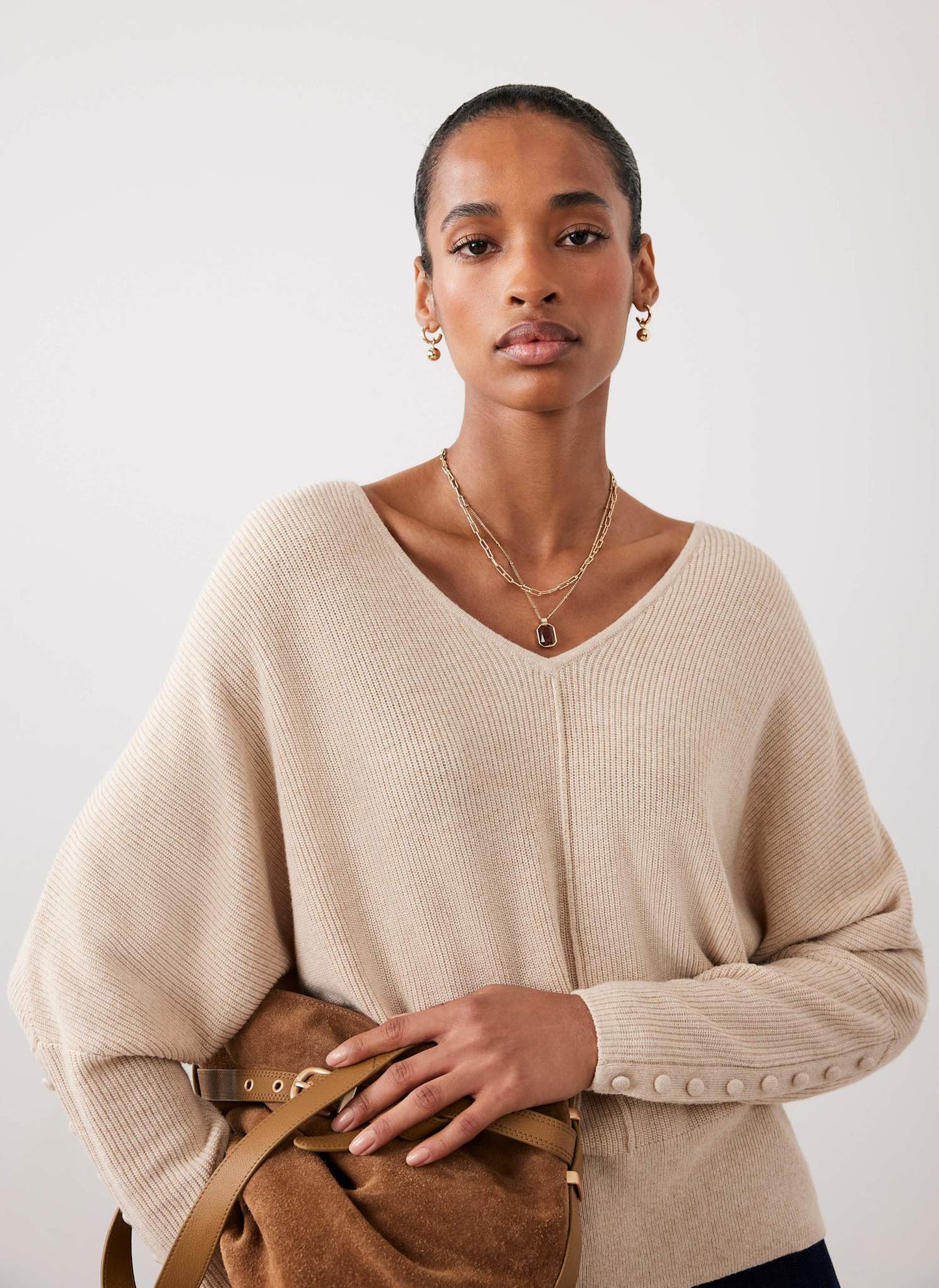 Neutral Batwing Jumper