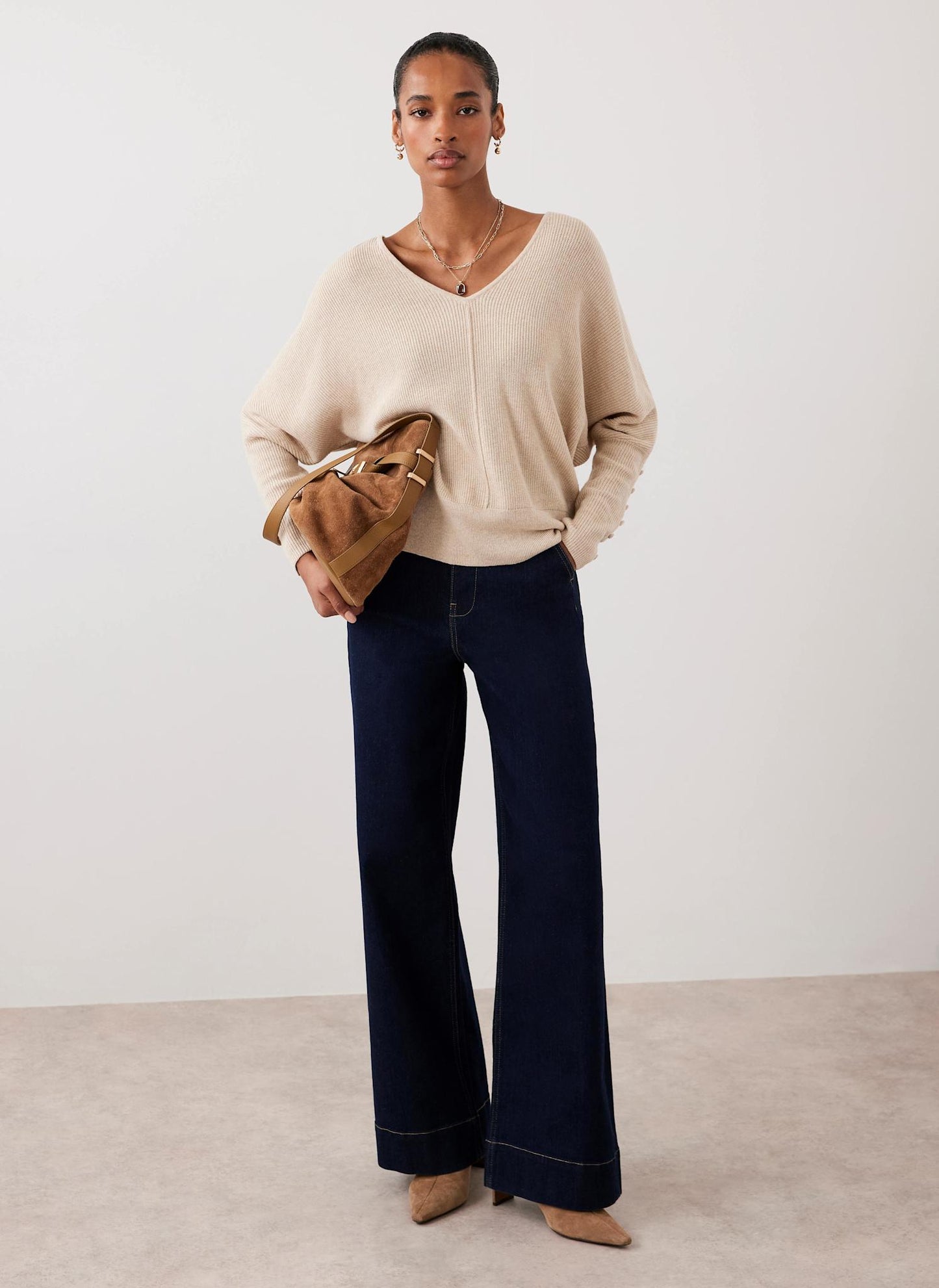 Neutral Batwing Jumper