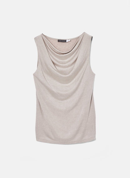 Neutral Draped Top