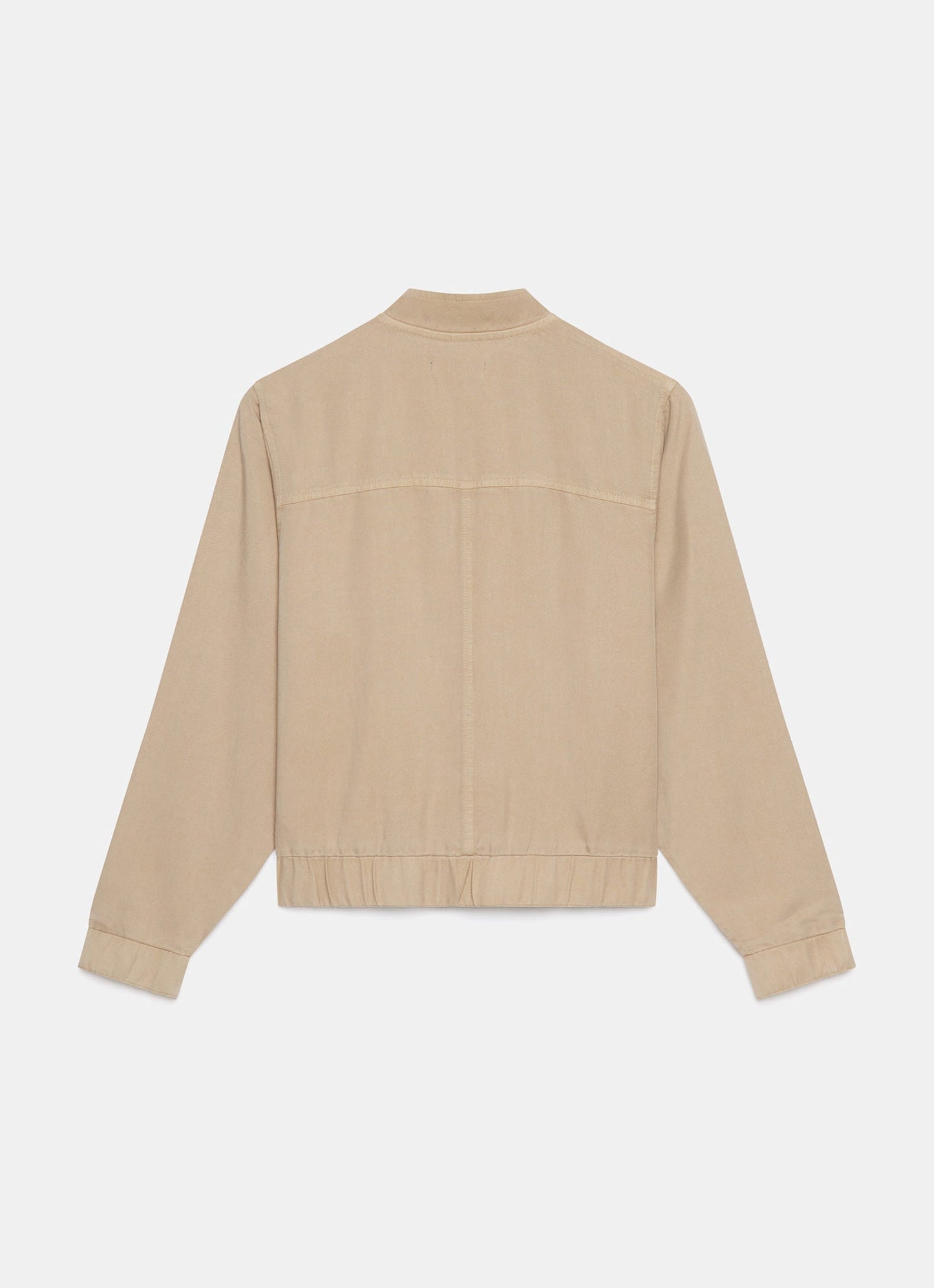 Neutral Washed Bomber Jacket