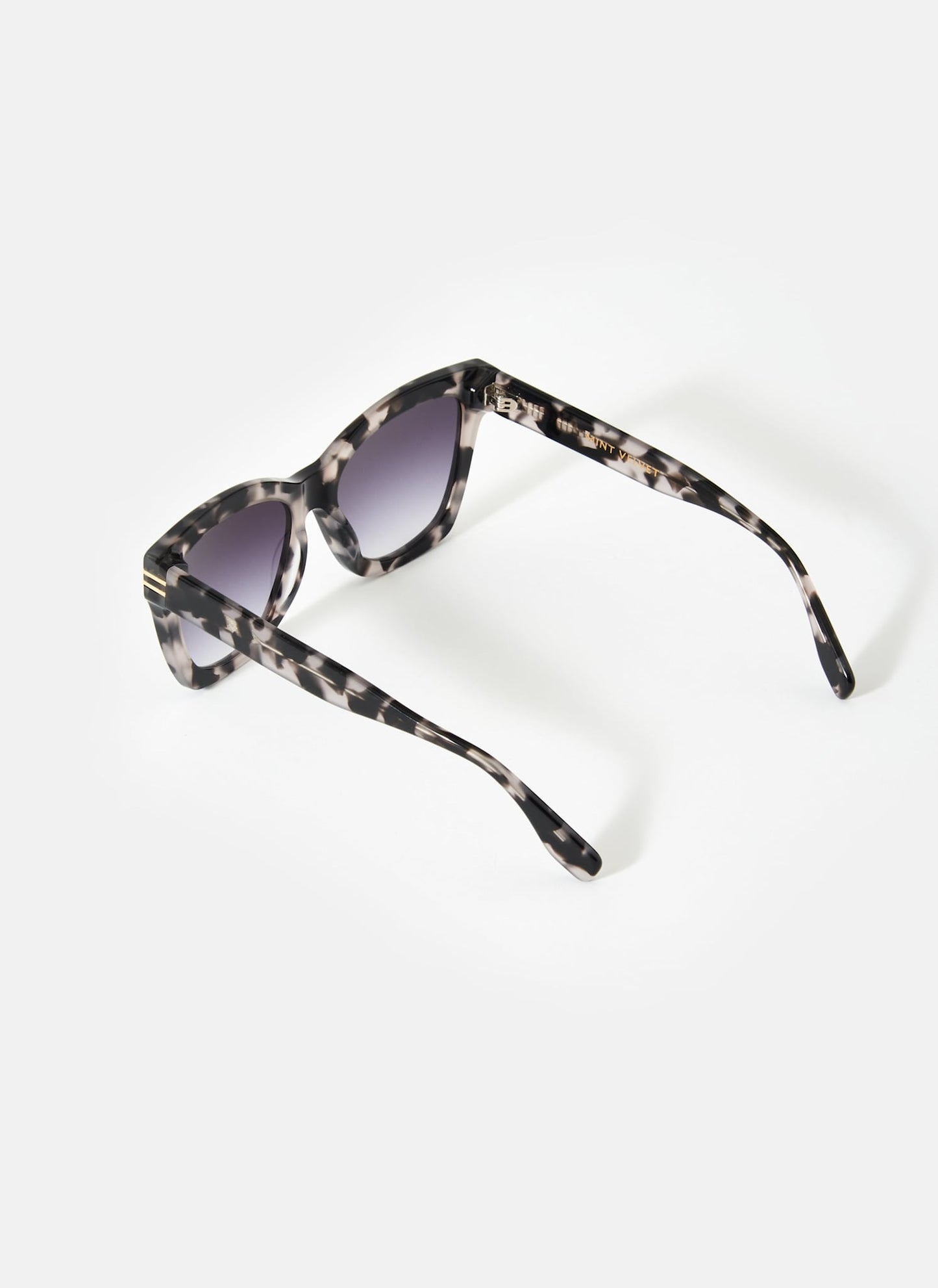 Grey Tortoiseshell Oversized Cat Eye Sunglasses