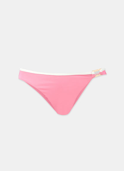 Pink High Leg Bikini Briefs