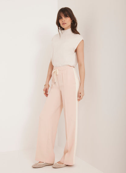 Pink Side Stripe Trousers