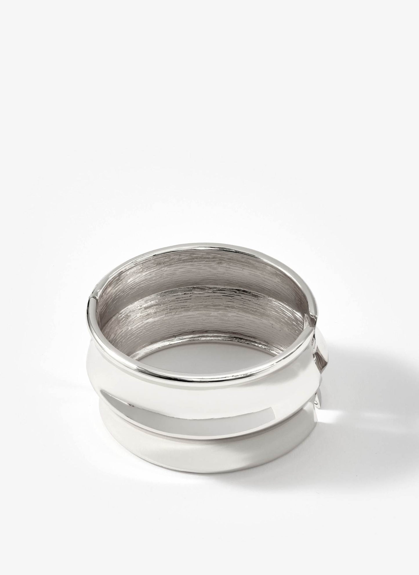 Silver Tone Statement Cuff Bracelet