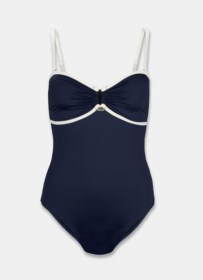 Navy Tipped Swimsuit